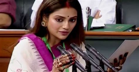 I Represent Inclusive India: Trinamool MP Nusrat Jahan Responds To ...