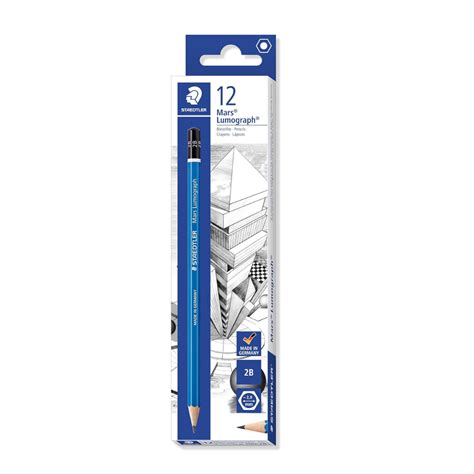 Staedtler Mars Lumograph 2B Pencil (Pack Of 12) – Stationerie