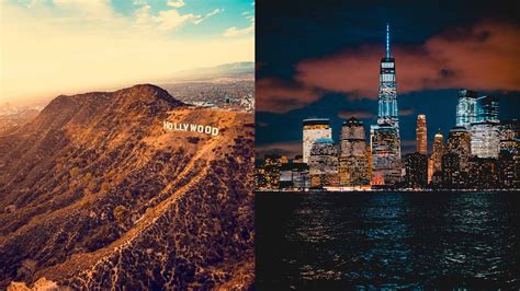 Los Angeles Vs New York City Wallpapers - Wallpaper Cave