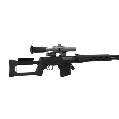 3D model Dragunov Sniper Rifle SVD | 3D Molier International