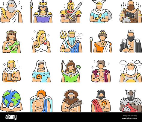 Dieux grecs arès Banque d'images vectorielles - Alamy