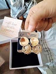 Jewels Galaxy Women's/Girls Gold Plated Copper Drop Earrings Jewellery ...