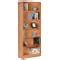 DeckUp Muvo 5-Shelf Engineered Wood Book Shelf And Display Unit (Matte
