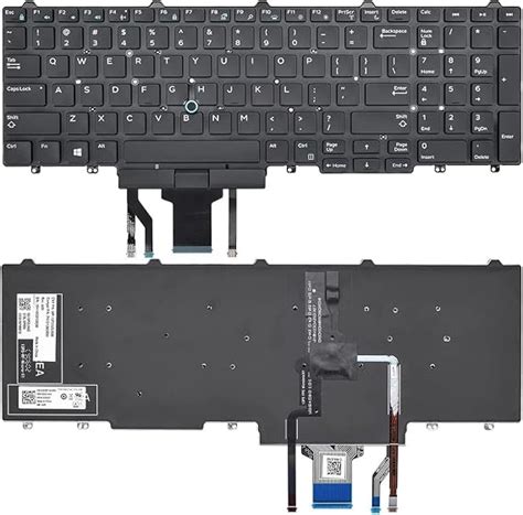 HB PLUS Laptop Keyboard Replacement Compatible with Dell Latitude E5550 ...