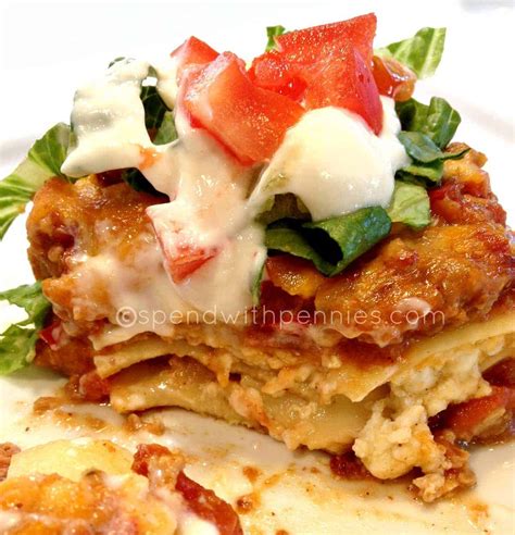 Taco Lasagna - Spend With Pennies