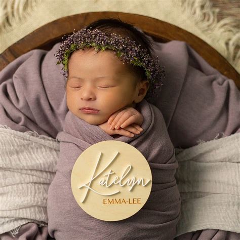 Buy Birth Announcement Sign, Baby Name Sign for Hospital, Newborn Photo ...