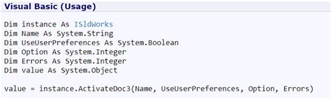 Image result for SolidWorks API Object Model Diagram