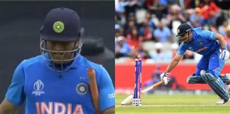 This Video Of A Teary-Eyed MS Dhoni After His Run Out Is Breaking All ...