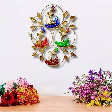 RSN Metal Wall Hanging (Beautiful 4 Dolls Musicians) For Home ...