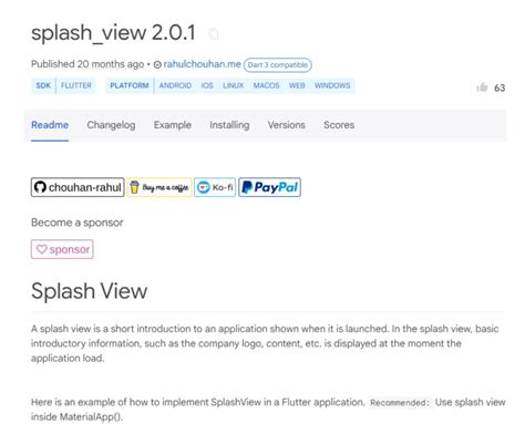 Flutter Splash Screen Animation 的图像结果
