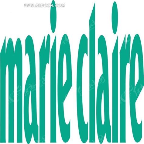 绿色MARIE CLAIRE英文图标CDR矢量文件素材免费下载_红动中国