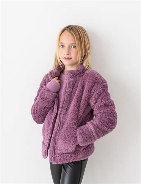 GIRLS 2-6 COZY UP SHERPA JACKET – Jill Yoga