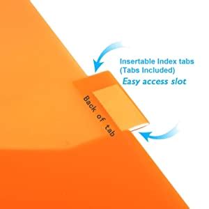 Shuban 20 Sheets A4 Size Binder Index Divider (10 Insertable tab Sheets ...