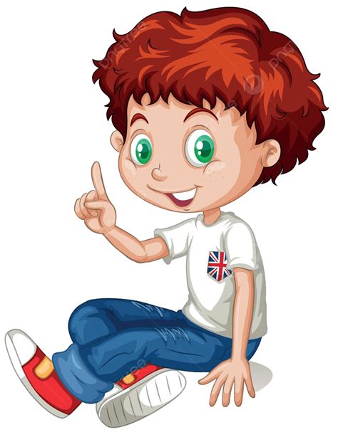 Inglés Chico Pelirrojo Infancia Presilla Juventud Vector PNG ,dibujos ...