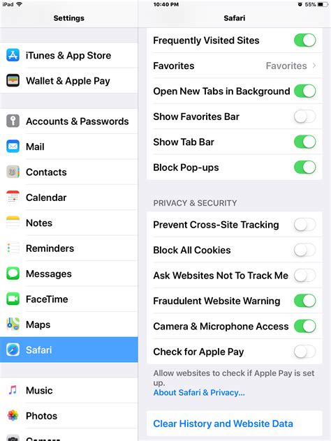 How do I enable 3rd party cookies? - Apple Community