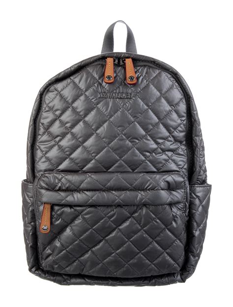 MZ Wallace Quilted Nylon Backpack w/ Tags - Grey Backpacks, Handbags ...