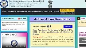 DRDO RAC Recruitment 2025: Apply For 152 Scientist & Engineer Posts At ...