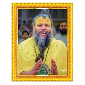 DEKOVA Premanand ji Maharaj Vrindavan Dhaam Photo with Frame for Home ...