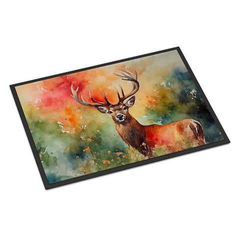 Carolines Treasures DAC2986JMAT 0.15 x 24 x 36 in. Deer Stag Rectangle ...