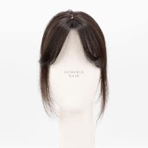 Gemeria Hair Mini Hair Topper With Bangs | Silk Top | Real Human Hair ...