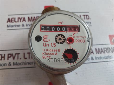 Invensys 2003 Water Flow Meter Qn 1,5 H Klasse B Klasse A – Aeliya ...