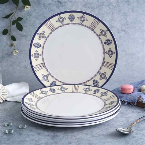 Buy Wonderchef Venice Dinner Plate - Blue, Set of 6 (Melamine) Online ...