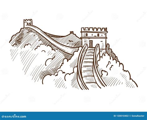 How To Sketch The Great Wall Of China at Lily Selwyn blog