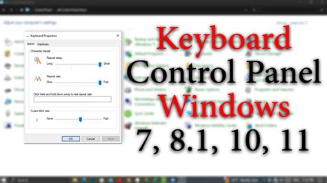 Image result for Control Panel Keyboard Windows 11