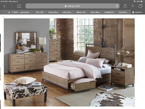 Macy’s Gatlin bedroom set | Rustic bedroom furniture, Bedroom furniture ...