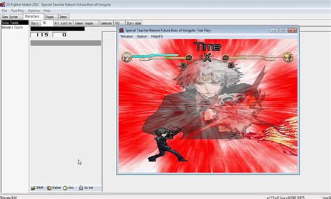 2D Fighter Maker Tutorial Demo 的图像结果