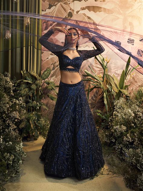 Dark Diva Lehenga – Nonita Fashion