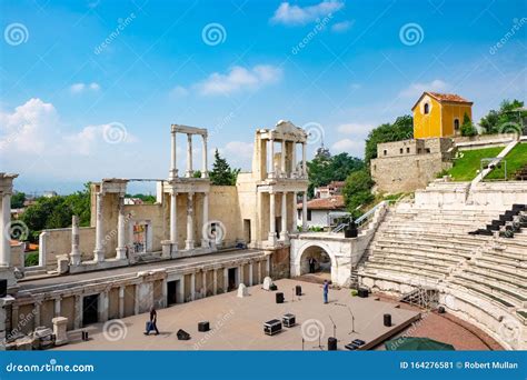 The Roman Theatre, an Ancient Amphitheatre Now Used for Concerts, Old ...