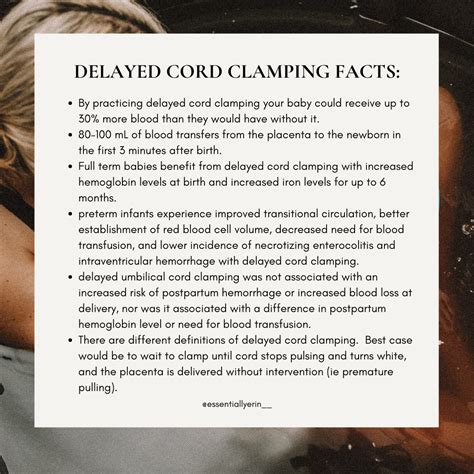 Delayed cord clamping – Artofit