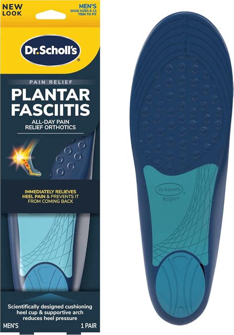 Dr. Scholls Plantar Fasciitis Pain Relief Orthotic Insoles, Immediately ...