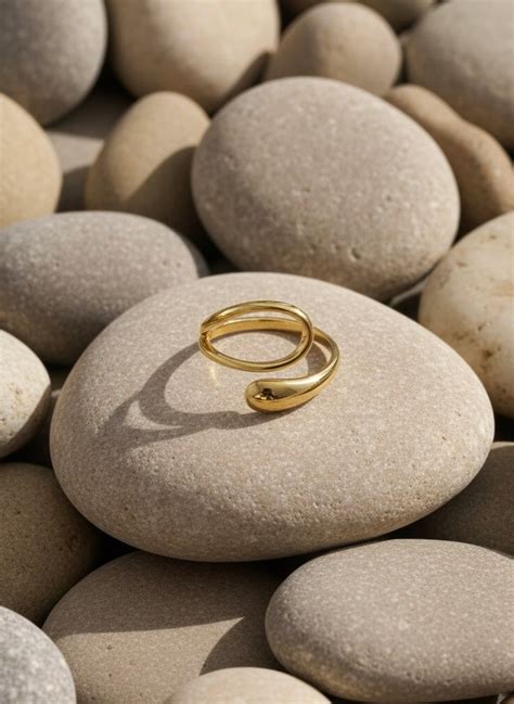 Organic Curve Adjustable Gold Ring – AmauraJewels