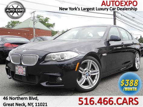2013 BMW 5-SERIES 550I XDRIVE M-SPORT PKG 43645 Miles BLACK SEDAN 8 CYLINDER AUT