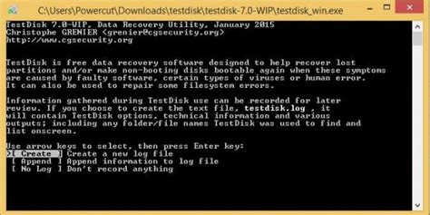 TestDisk Recovery Software 的图像结果