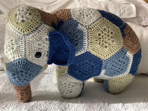Image result for Crochet African Flower Elephant Tutorial