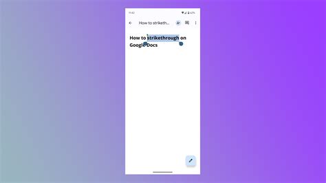 How to strikethrough on Google Docs | Laptop Mag