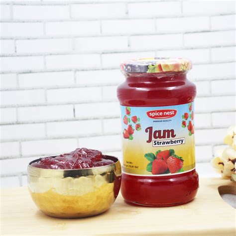 Spice Nest Strawberry Jam – Sweet Strawberry Fruit Spread for Breakfas