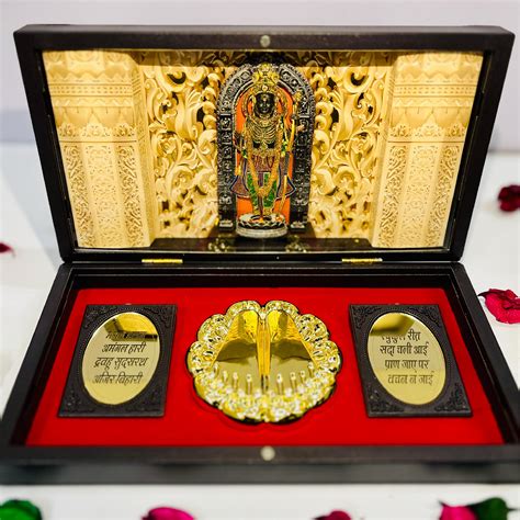 Rgyan Ram Lalla 24K Gold Plated Religious Frame Photo Frame with Chara ...