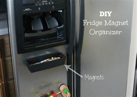 DIY Fridge Magnet Organizer