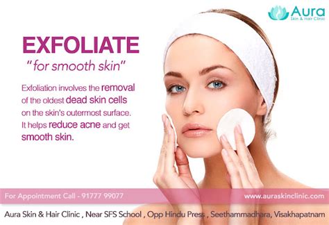 Aura Skin Clinic - Visakhapatnam: Exfoliate to reduce acne and get ...