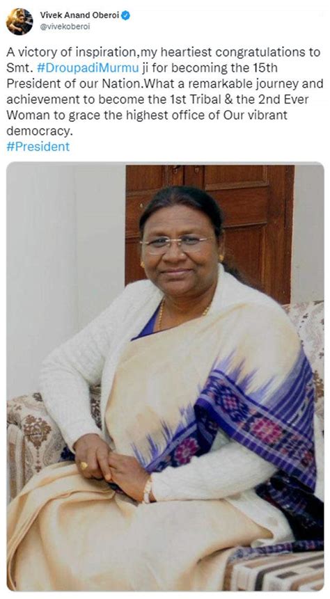 Madam President! Wishes Pour In As Droupadi Murmu Wins The Prez Poll ...