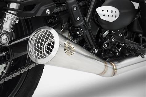 Triumph Street Scrambler Zard Exhaust Full System MK5 Low Silencer -5 ...