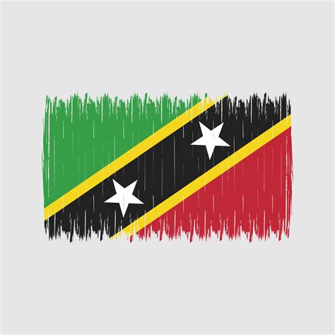 Saint Kitts Flag Brush 14686098 Vector Art at Vecteezy