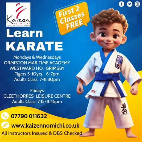 Kids Karate Classes - Mondays , Westward Ho, Grimsby, 6 October 2025 ...