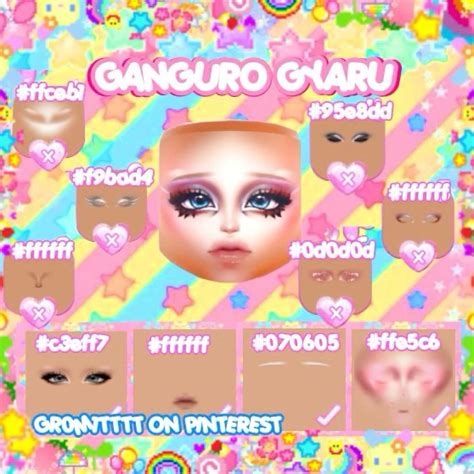 Ganguru gyaru makeup tut dti🦢🍓🎀 in 2025 | Up game, Fashion dress up ...