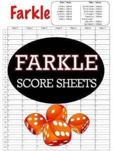 Farkle Score Sheets: Buy Farkle Score Sheets by Nisclaroo at Low Price ...