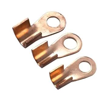 Speedwav 5Pcs 100A Open Barrel Copper Ring Lug Terminals Wire Crimp ...